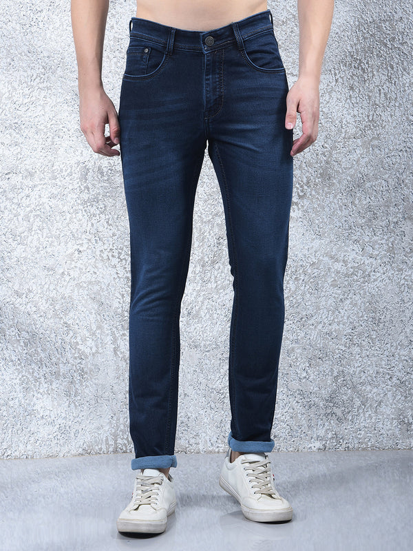 DONLAY DARK BLUE ULTRA-FIT JEANS