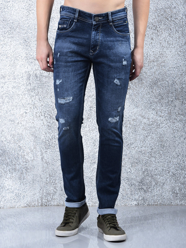 DONLAY DARK BLUE ULTRA-FIT JEANS