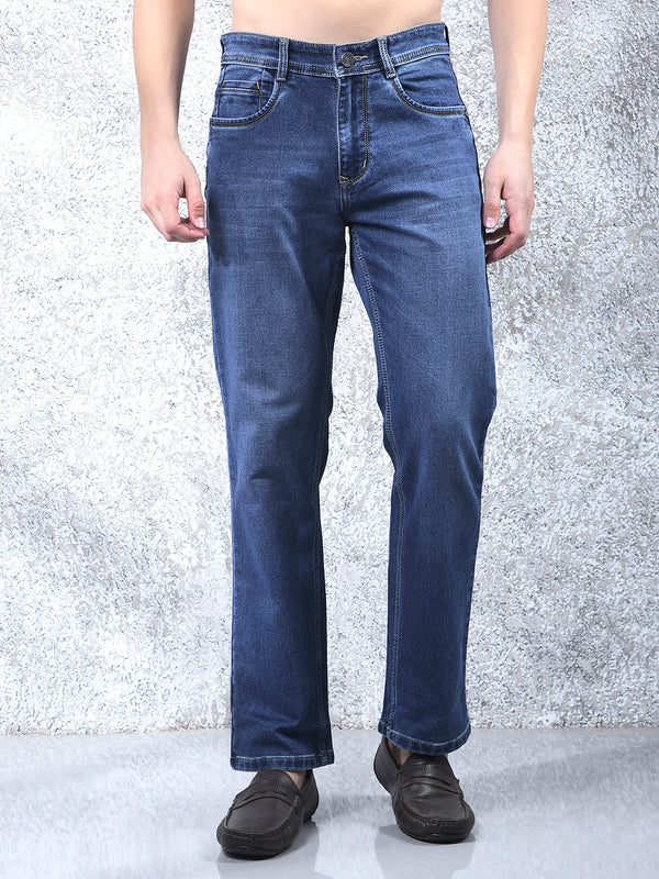 DONLAY BLUE STRAIGHT-FIT JEANS