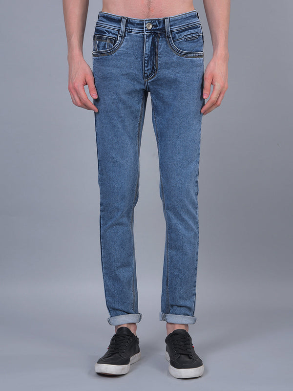 COBB ICE BLUE NARROW-FIT PREMIUM JEANS