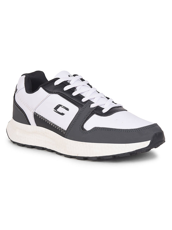 COBB MEN'S BLACK WHITE SNEAKERS SHOES