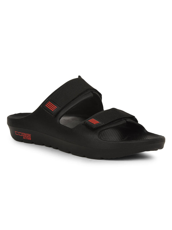 COBB MEN'S BLACK SLIDERS