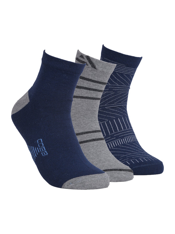 COBB PACK OF 3 ASSORTED HALF-ANKLE SOCKS
