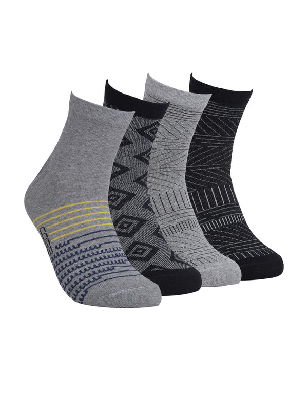 COBB PACK OF 4 ASSORTED HALF-ANKLE SOCKS
