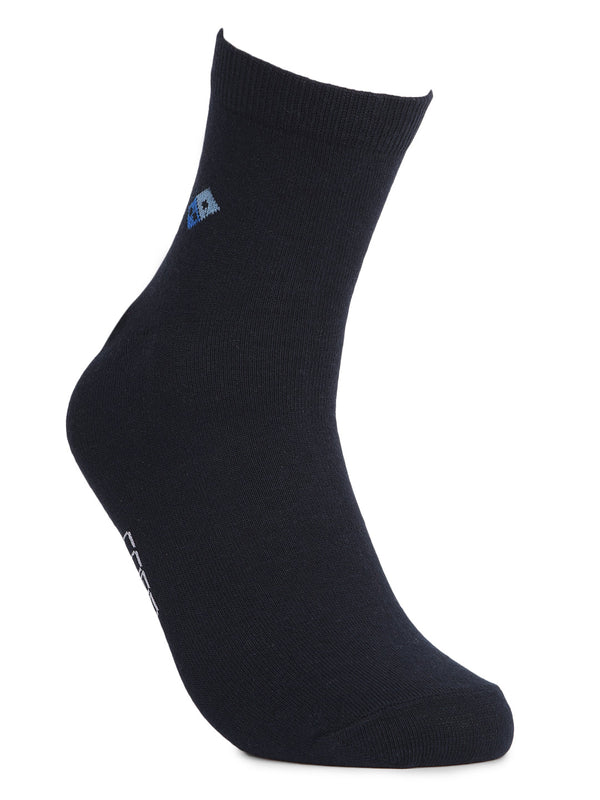 COBB NAVY BLUE PRINTED HALF-ANKLE SOCKS