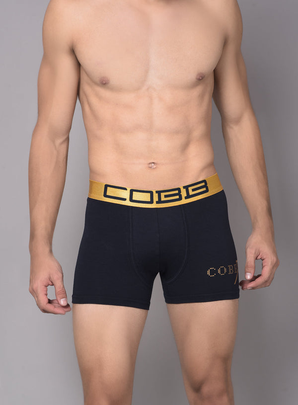 Cobb Mens Navy Blue Solid Premium Trunk